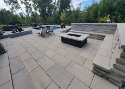 local south dakota firepit installation