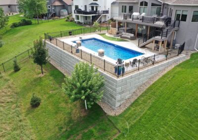 Granberg Landscaping | Sioux Falls, SD | Custom Pool, Patio, and Retaining Wall